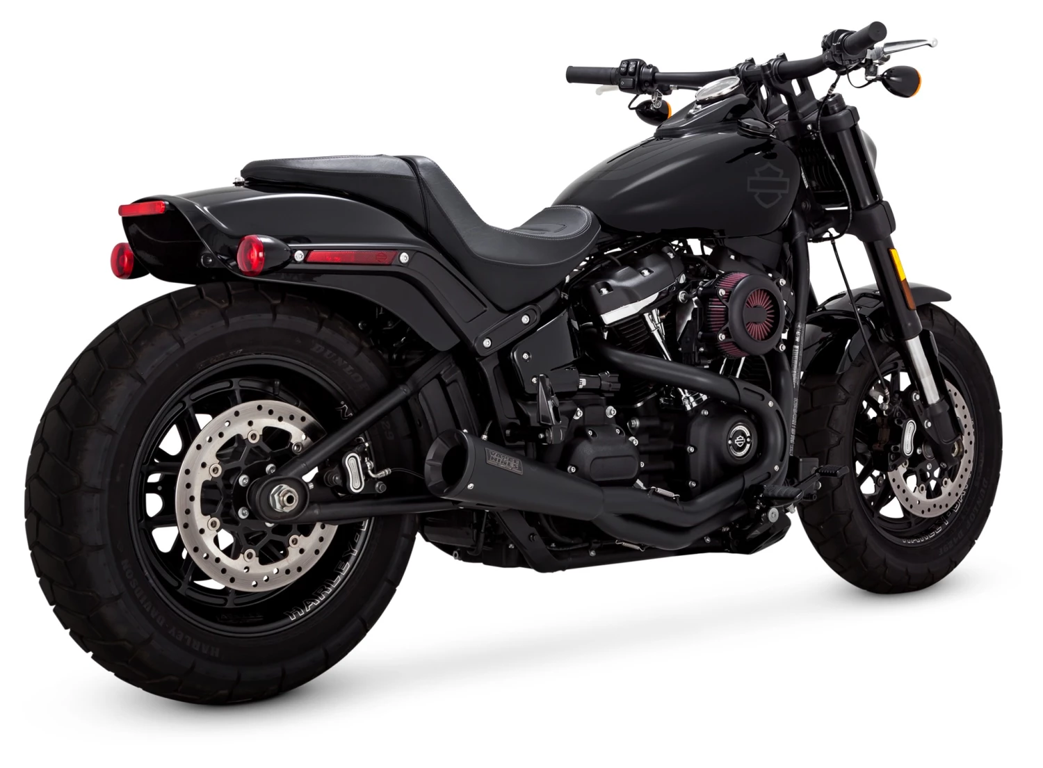 Full System Vance & Hines 2 Into 1 Upsweep Exhaust For Harley Softail 2018-2022