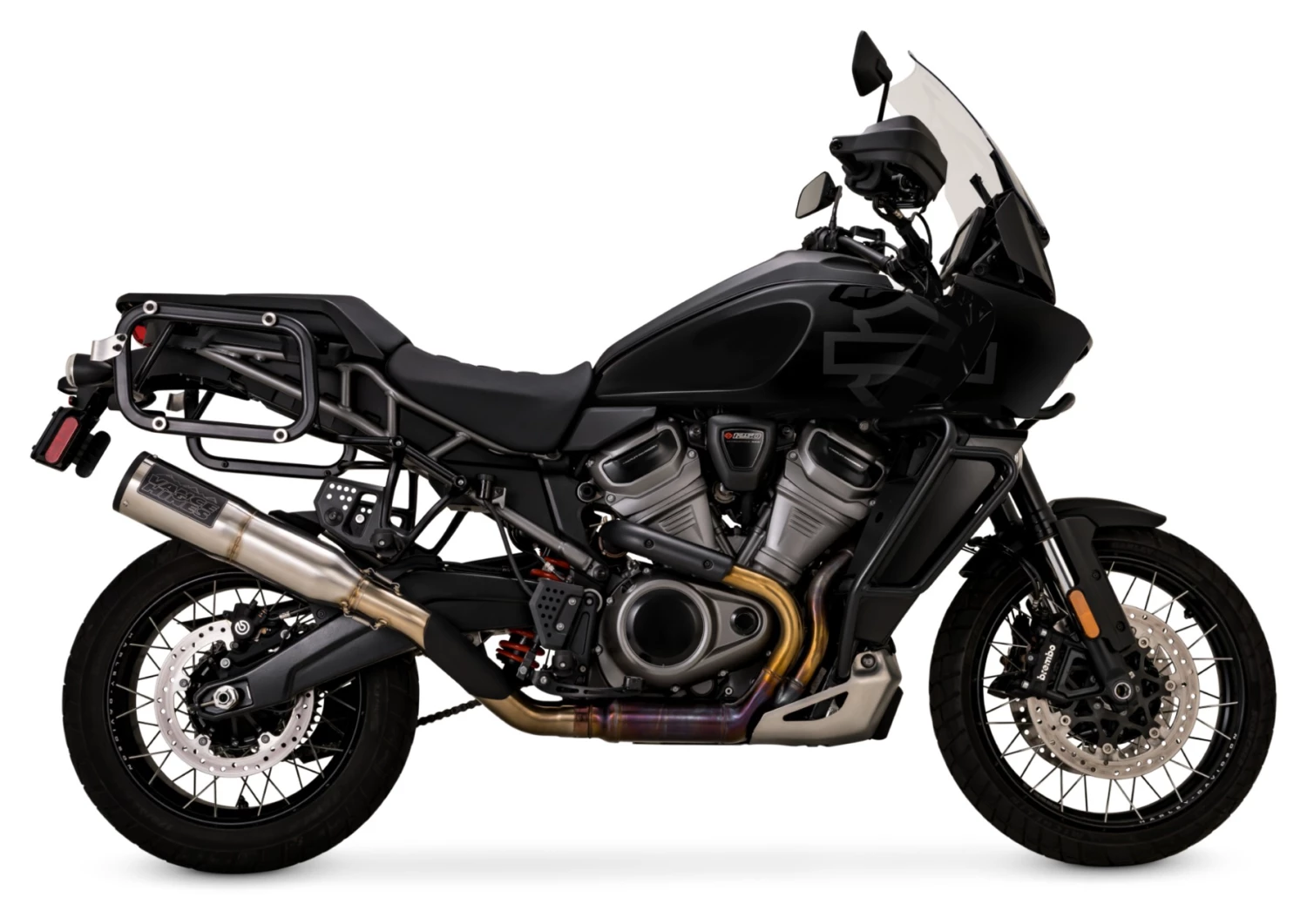 Vance & Hines Adventure Hi-Output 450 Slip-On Muffler For Harley Pan America 2021-2022 - Image 4