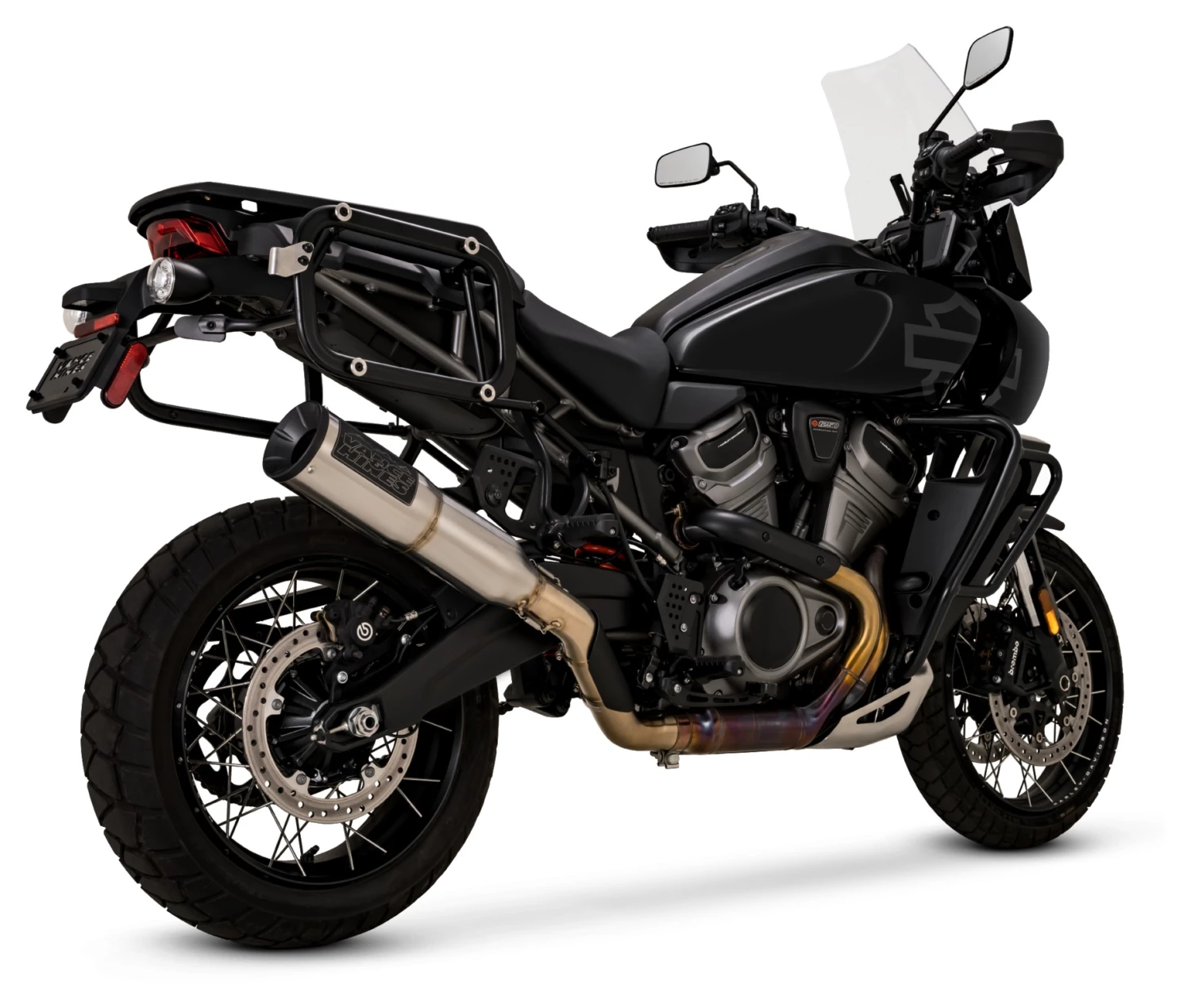 Vance & Hines Adventure Hi-Output 450 Slip-On Muffler For Harley Pan America 2021-2022