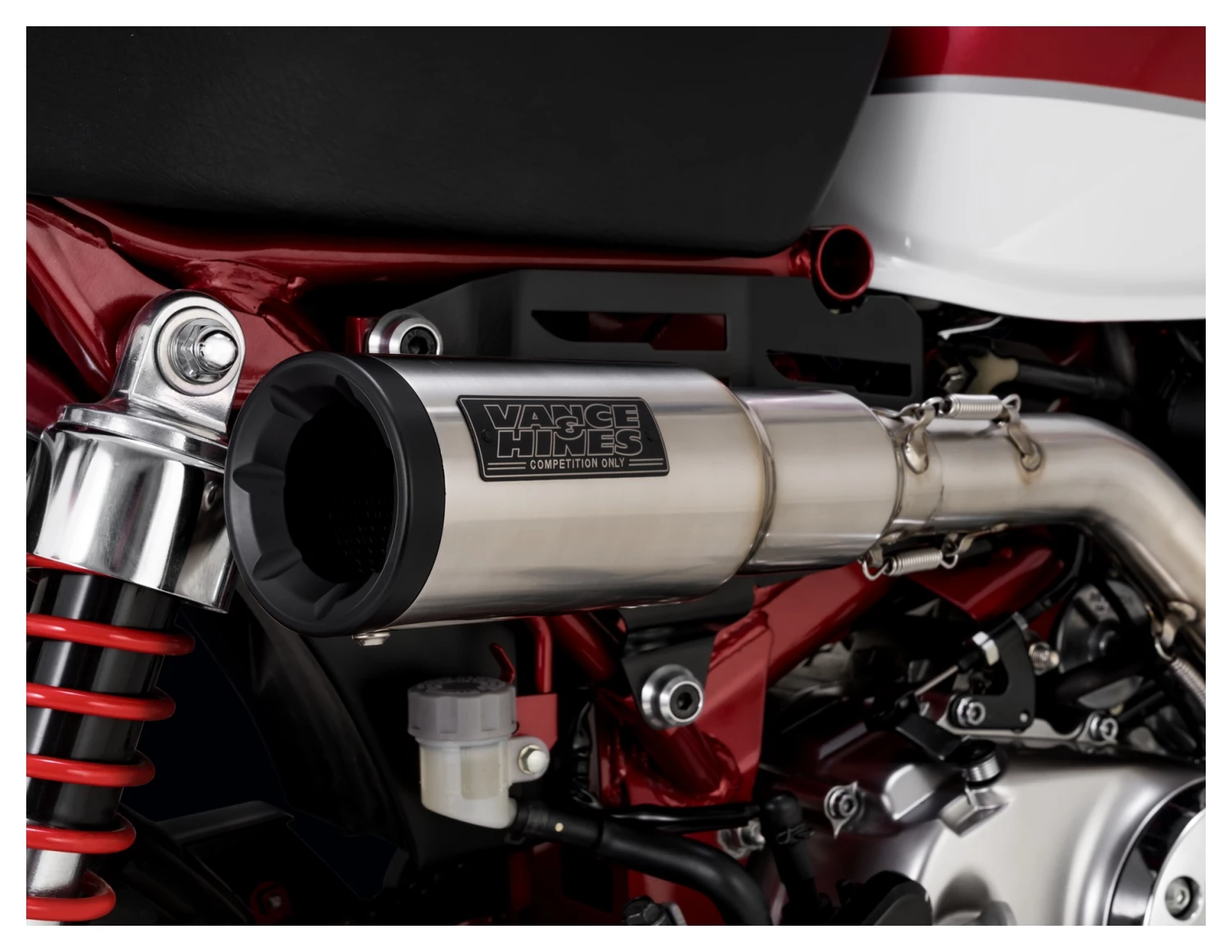 Exhaust Vance & Hines Hi-Output Slip-On Brushed Honda Monkey Z125 2019-2022 - Image 2