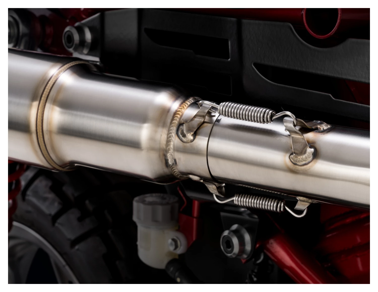 Exhaust Vance & Hines Hi-Output Slip-On Brushed Honda Monkey Z125 2019-2022 - Image 3