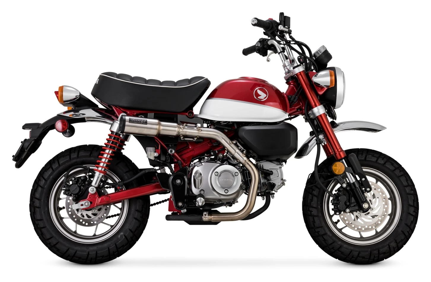 Exhaust Vance & Hines Hi-Output Slip-On Brushed Honda Monkey Z125 2019-2022