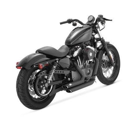 Full System Vance & Hines Shortshots Staggered Exhaust For Harley - Image 3