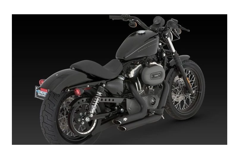 Full System Vance & Hines Shortshots Staggered Exhaust For Harley - Image 11