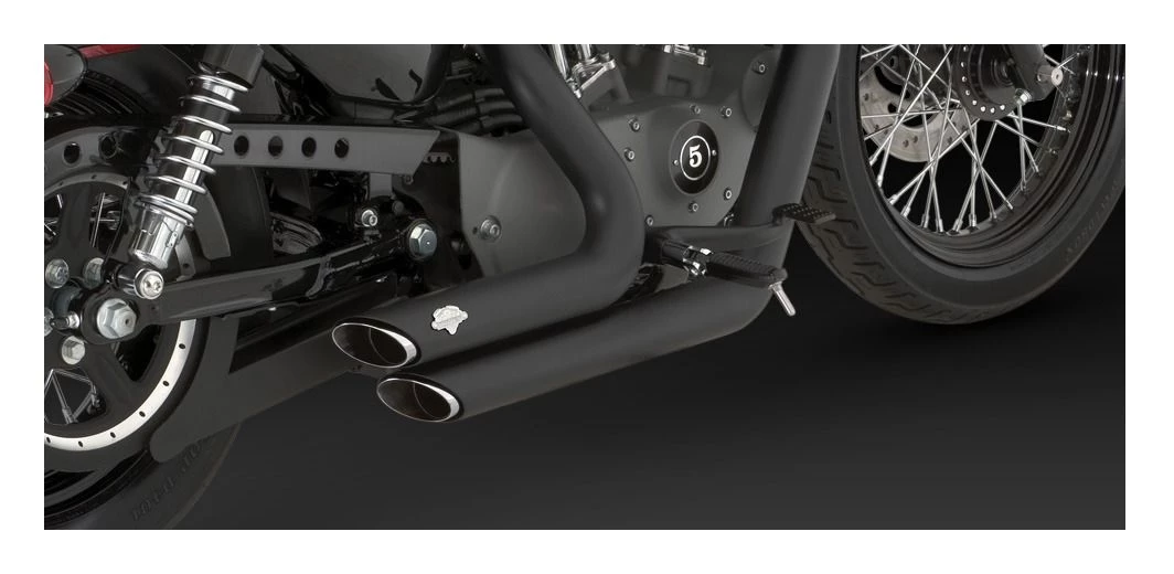 Full System Vance & Hines Shortshots Staggered Exhaust For Harley - Image 13
