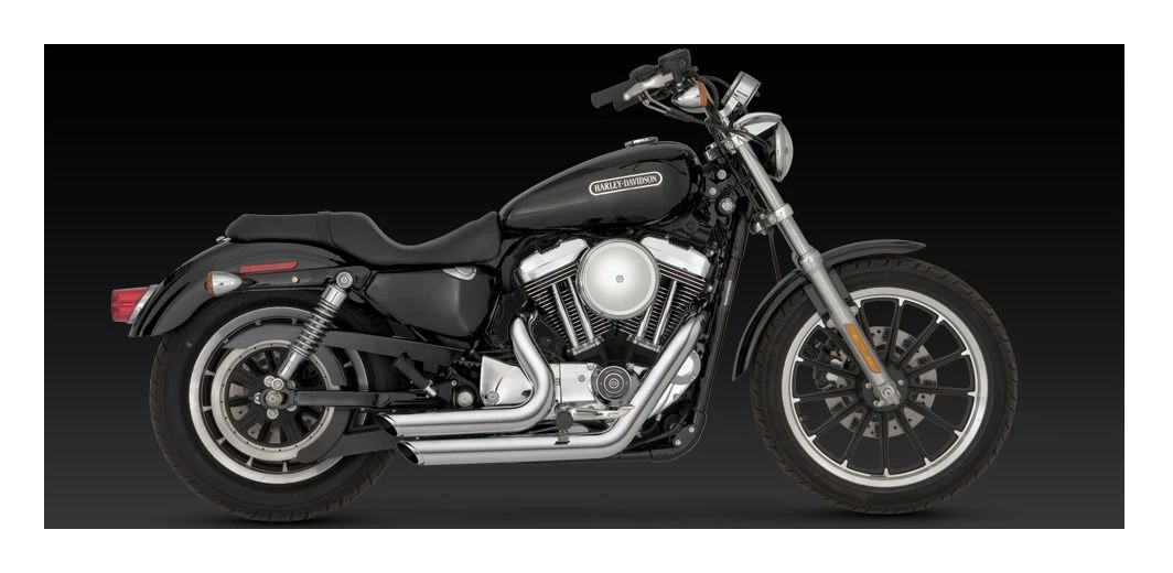 Full System Vance & Hines Shortshots Staggered Exhaust For Harley - Image 16
