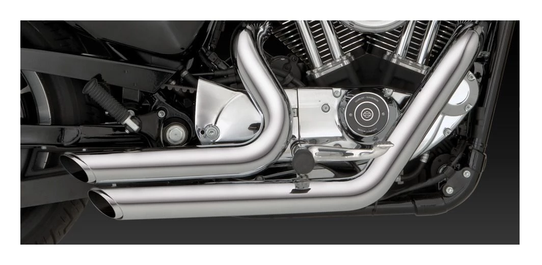 Full System Vance & Hines Shortshots Staggered Exhaust For Harley - Image 17