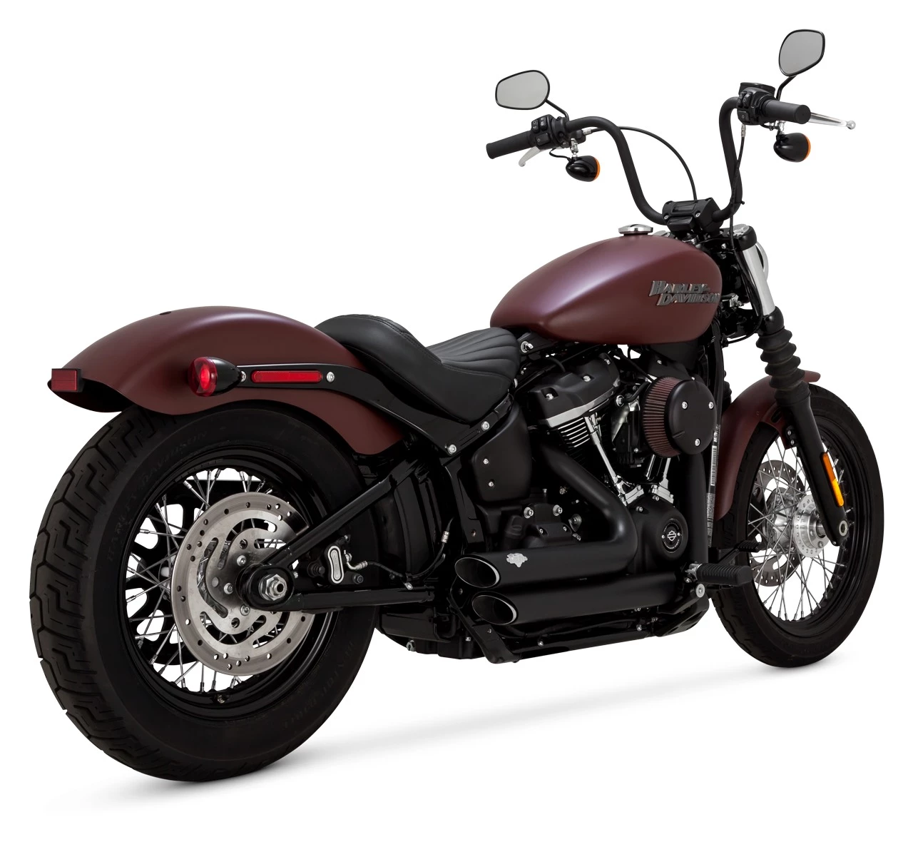 Full System Vance & Hines Shortshots Staggered Exhaust For Harley - Image 7