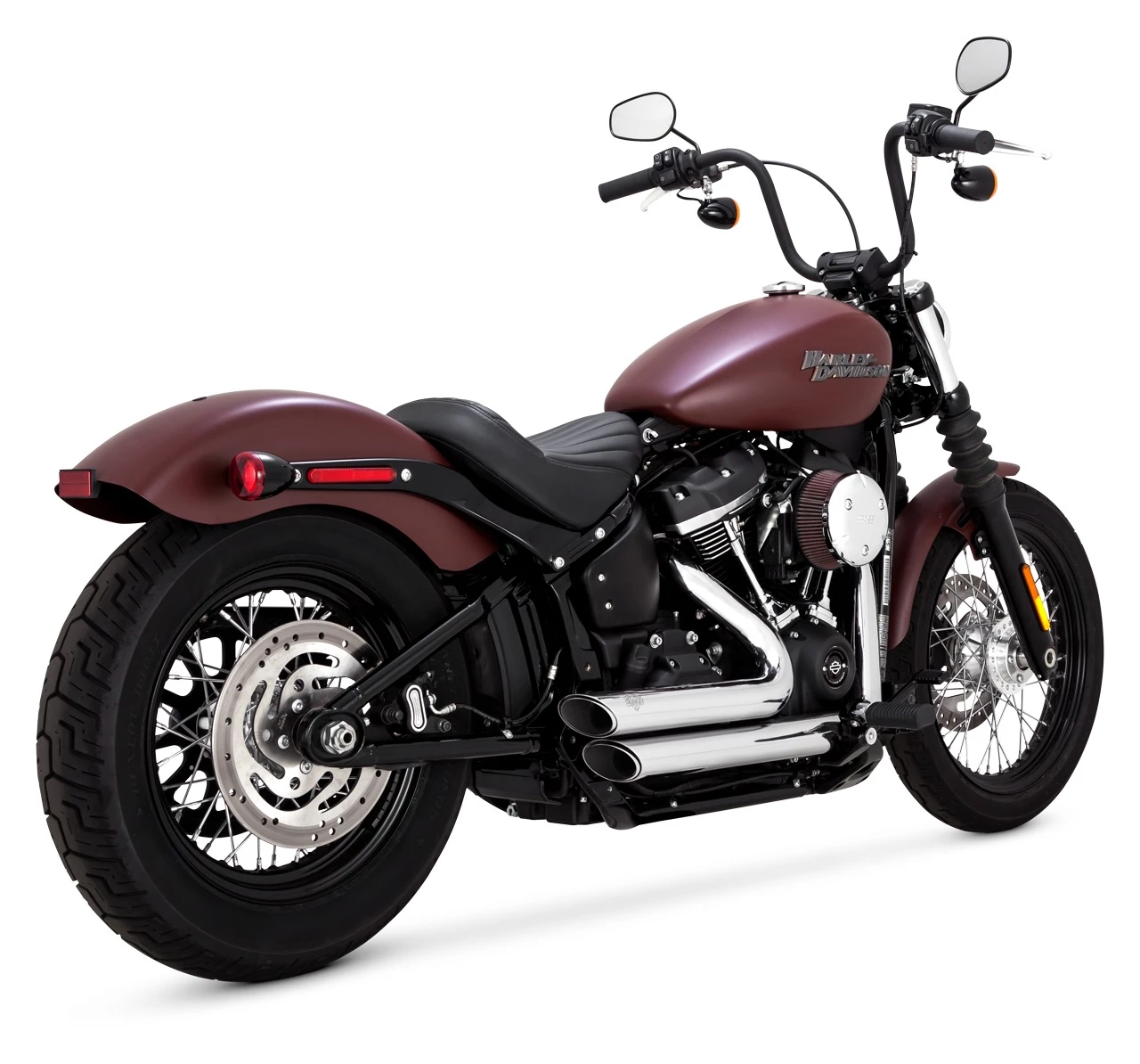 Full System Vance & Hines Shortshots Staggered Exhaust For Harley - Image 9
