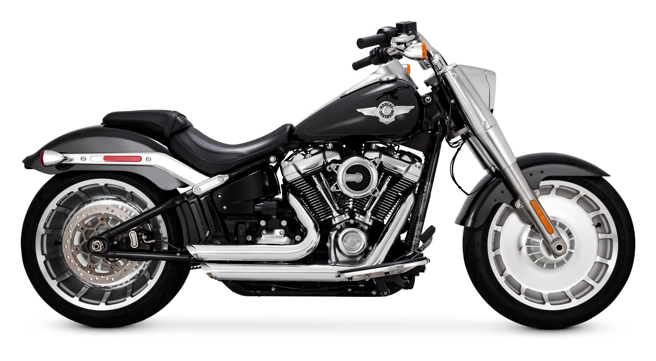 Full System Vance & Hines Shortshots Staggered Exhaust For Harley - Image 10