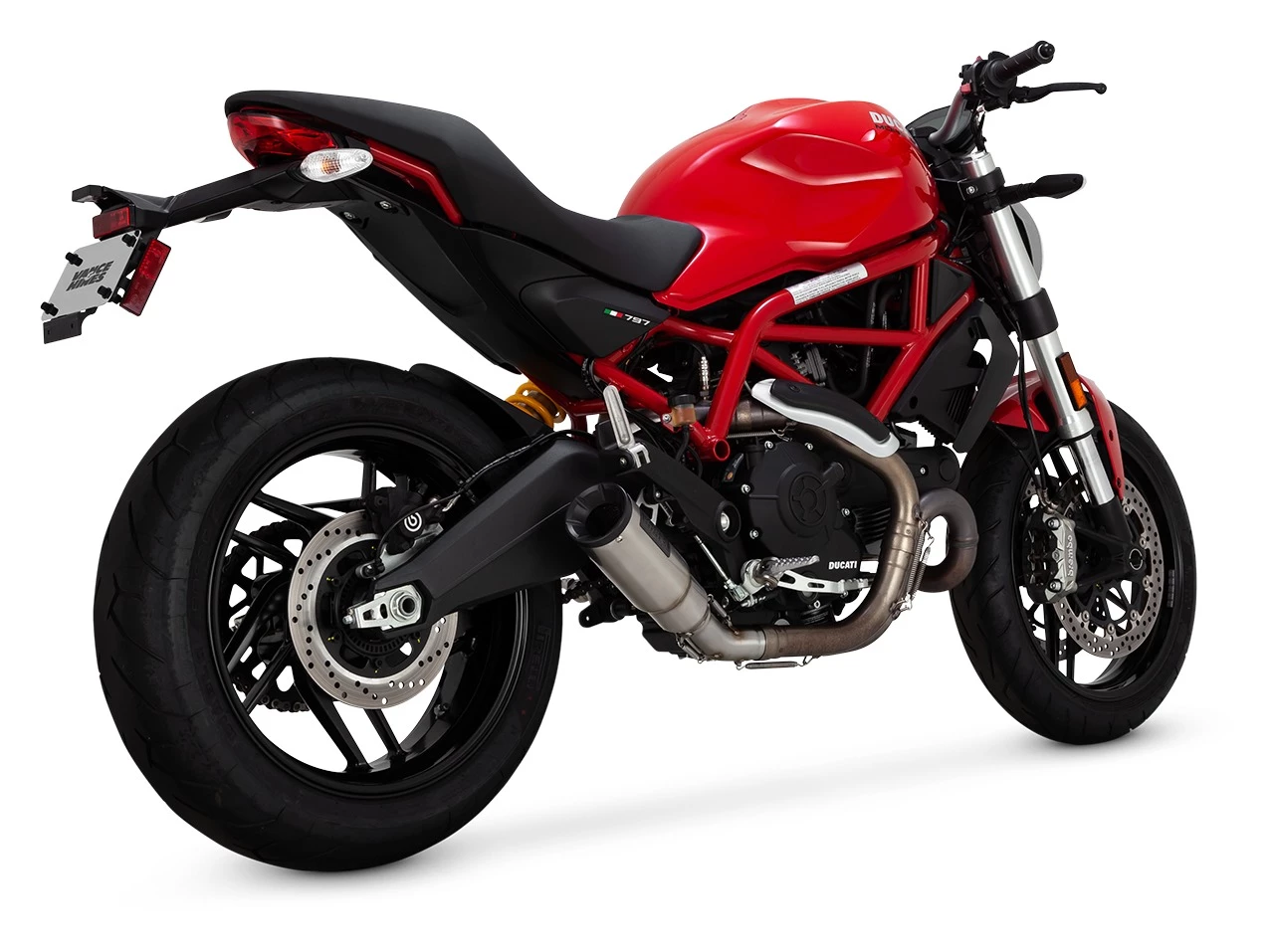 Exhaust Vance & Hines Stainless Hi-Output Slip-On Muffler Ducati Scrambler / Monster 2015-2021 - Image 2