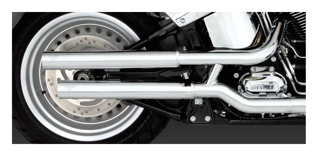Vance & Hines 2 1/2" Straightshots HS Slip-On Mufflers For Harley - Image 3