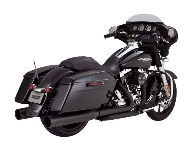 Vance & Hines 4 1/2" Titan Oversized Slip-On Mufflers For Harley Touring