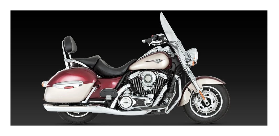 Exhaust Vance & Hines Twin Slash Round Slip-On Mufflers - Image 4