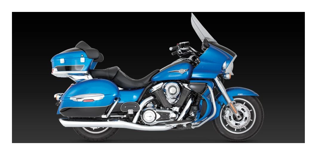 Exhaust Vance & Hines Twin Slash Round Slip-On Mufflers - Image 6